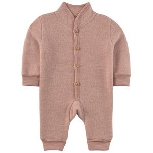 Kuling Baby Wool Fleece Suit in Woody Rose, size 3-6 months